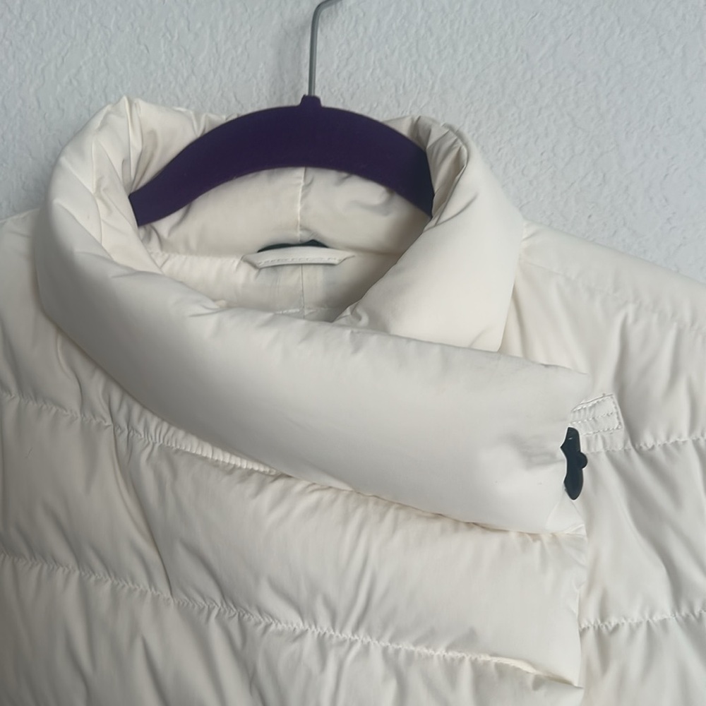 GORGEOUS MACKAGE goose down white wrap jacket S - Picture 7 of 17